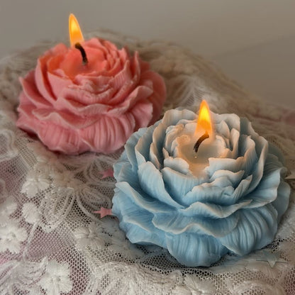 Rose Candle | Rose Scented | Table Decor | Soy Wax | Burning Time 5-6 hrs | Pack of 3