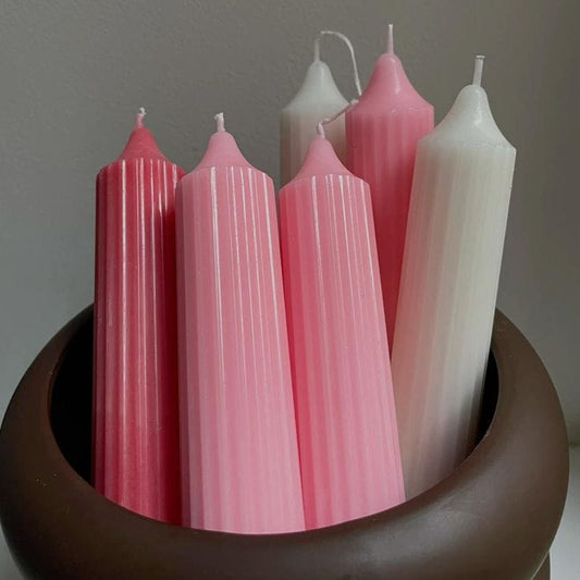 Pillar Candles Set of 3,| Table Decor | Soy Wax | Burning Time 5-6 hrs